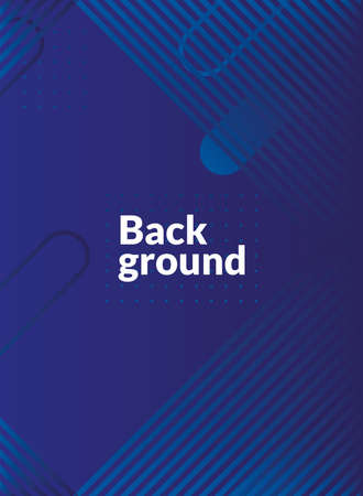 waves and forms blue background vector illustration designのイラスト素材