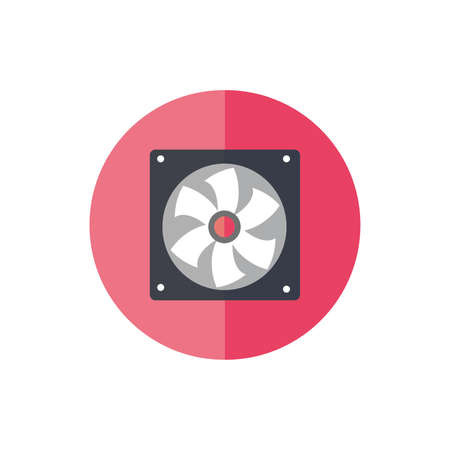 fan home appliance isolated icon vector illustration designのイラスト素材