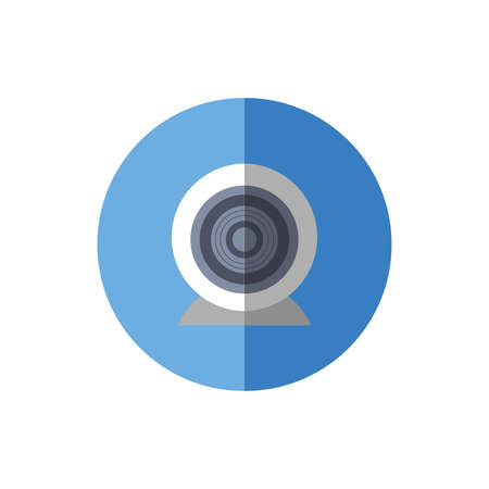 web camera hardware isolated icon vector illustration designのイラスト素材