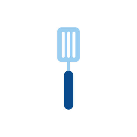 spatula bbq utensil flat style vector illustration designのイラスト素材