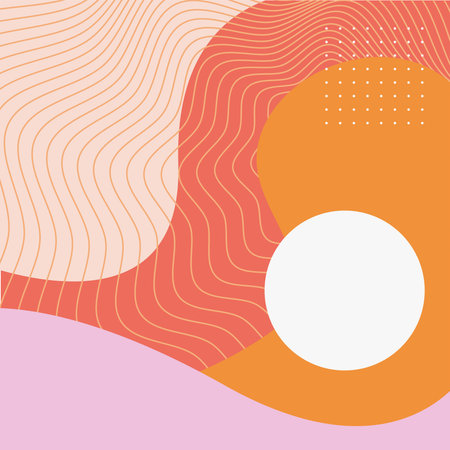contemporary paint work art abstract style vector illustration design