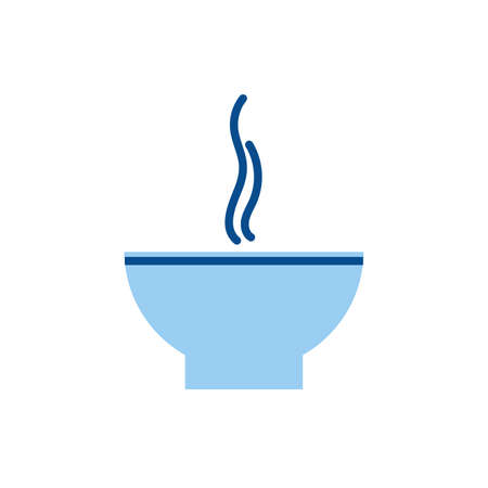 ceramic cup of beverage flat style vector illustration designのイラスト素材
