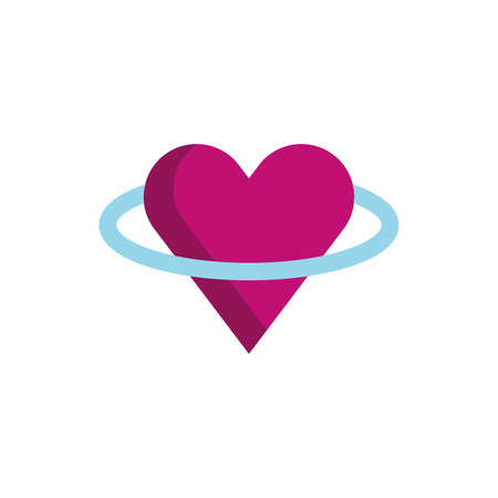 happy valentines day heart icon vector illustration designのイラスト素材