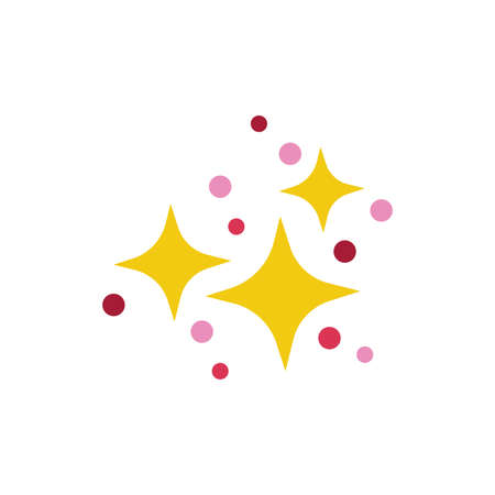fireworks explosion of stars icon vector illustration designのイラスト素材