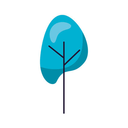Tree design, Nature plant summer season environment natural and abstract theme Vector illustrationのイラスト素材