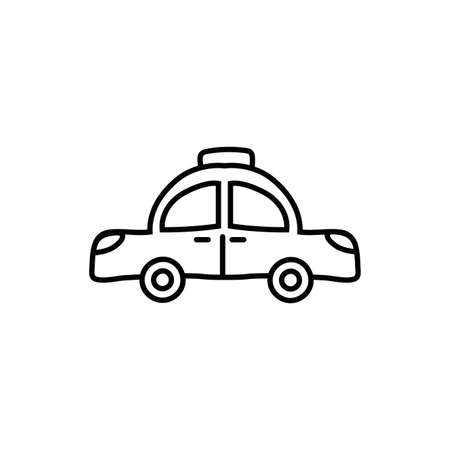 taxi car service public icon vector illustration designのイラスト素材