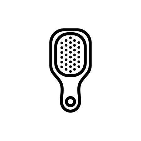 brush of barber shop line style icon vector illustration designのイラスト素材