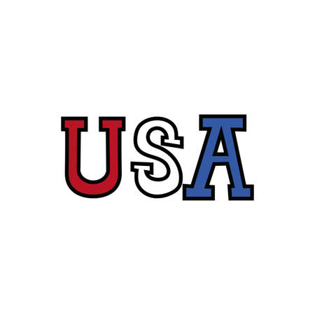 new york usa word fill style icon vector illustration designのイラスト素材