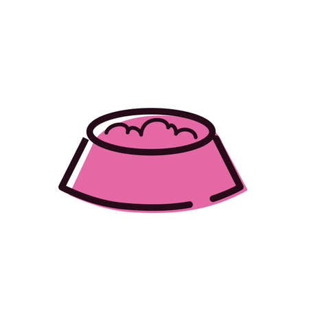 dish food mascot isolated icon vector illustration designのイラスト素材
