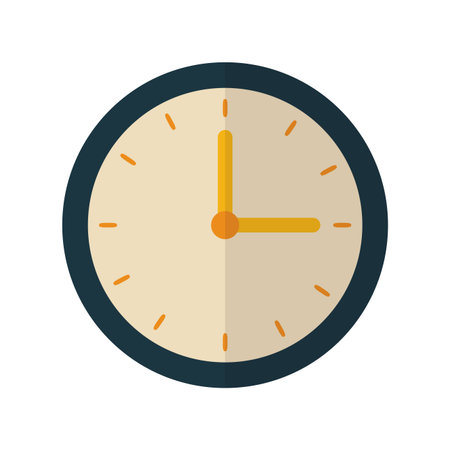 Clock design, Time tool instrument second deadline measure and measure theme Vector illustration