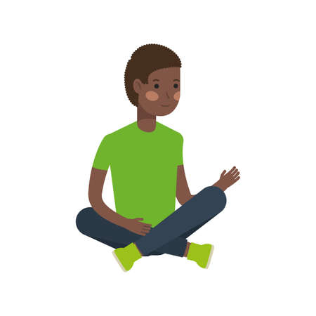 Avatar of a man design, Boy male person human and attractive theme Vector illustrationのイラスト素材