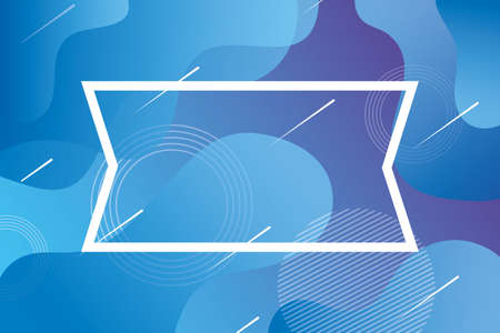 blue vibrant colors background square frame vector illustration designのイラスト素材