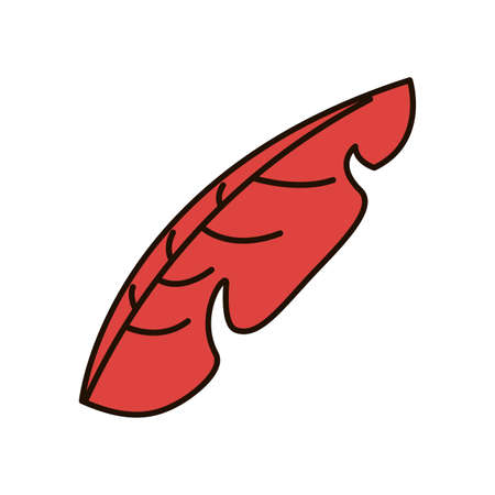 Leaf design, Plant floral garden nature decoration ornament and season theme Vector illustrationのイラスト素材