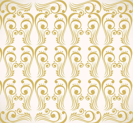 background of luxury gold decorative elements vector illustration designのイラスト素材