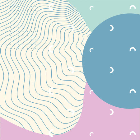 contemporary paint work art abstract style vector illustration design