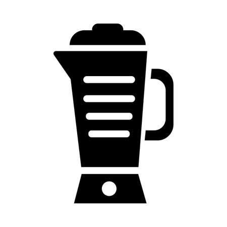 blender appliance silhouette style icon vector illustration designのイラスト素材