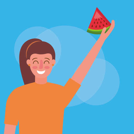 Healthy and organic food design, Fresh natural market product quality and eco theme Vector illustrationのイラスト素材