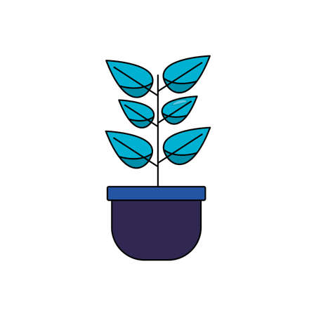 Plant design, Garden ornament nature botany summer natural and floral theme Vector illustrationのイラスト素材
