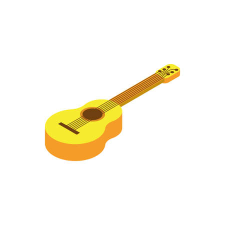 music guitar instrument isolated icon vector illustration designのイラスト素材