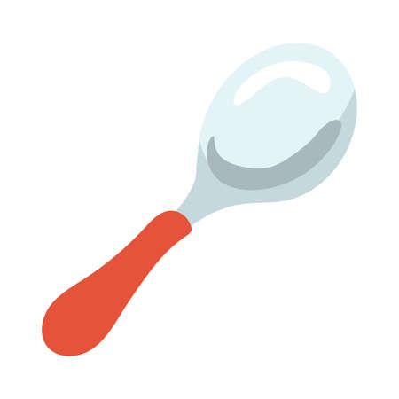 kitchen spoon utensil hand draw style vector illustration designのイラスト素材