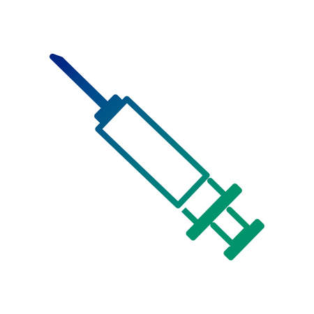 injection medical line style icon vector illustration designのイラスト素材