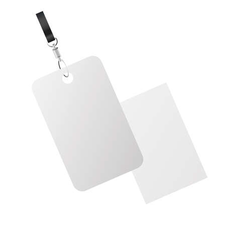 Mockup personal card design of corporate identity template and branding theme Vector illustrationのイラスト素材