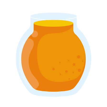 honey jar icon, in white background vector illustration designのイラスト素材