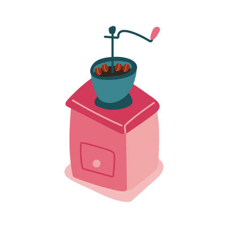 coffee toast machine free form style icon vector illustration designのイラスト素材