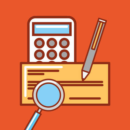 Money icon design, Financial item commerce market payment invest buy and economy theme Vector illustrationのイラスト素材