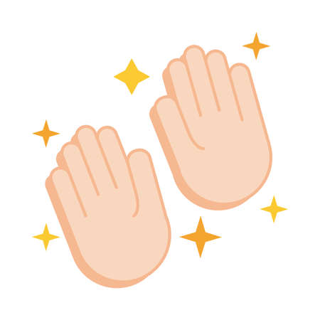 hands cleaning detailed style icon vector illustration designのイラスト素材