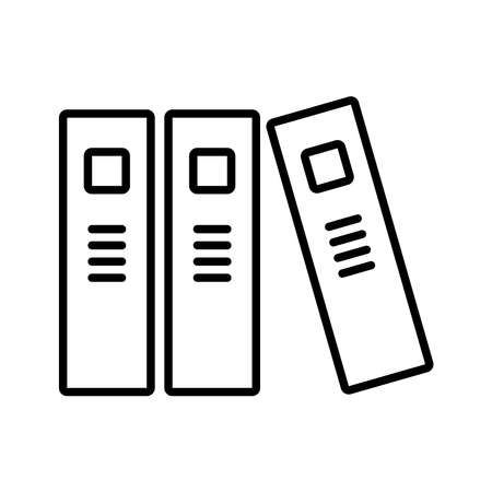 pile textbooks school line style icon vector illustration designのイラスト素材