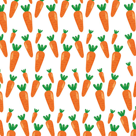 vegetables fresh carrot nutrition background vector illustration