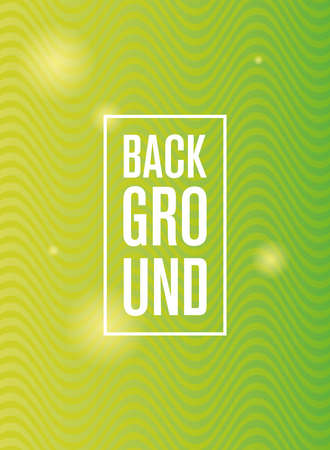 waves and forms green background vector illustration designのイラスト素材