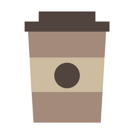 coffee mug design of drink caffeine breakfast and beverage theme Vector illustrationのイラスト素材