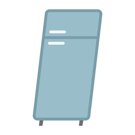 Kitchen fridge design, Cook eat and food theme Vector illustrationのイラスト素材
