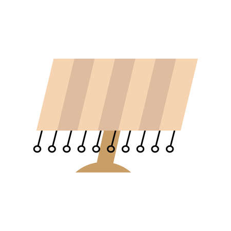 Desk lamp design, Home office object light electric device power electricity tool and instrument theme Vector illustrationのイラスト素材