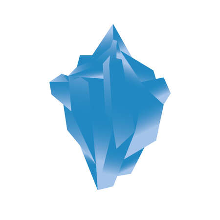 iceberg blue design, Water ocean and ice theme Vector illustrationのイラスト素材