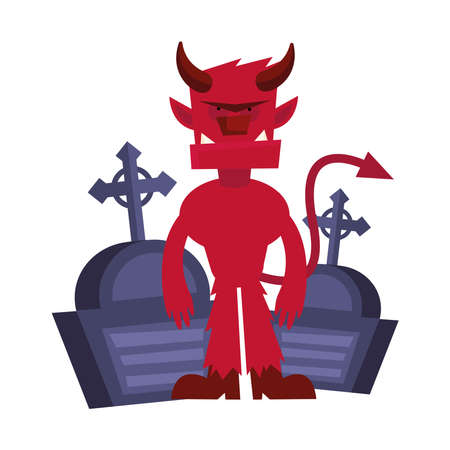 halloween pumpkin cartoon design, happy holiday and scary theme Vector illustrationのイラスト素材