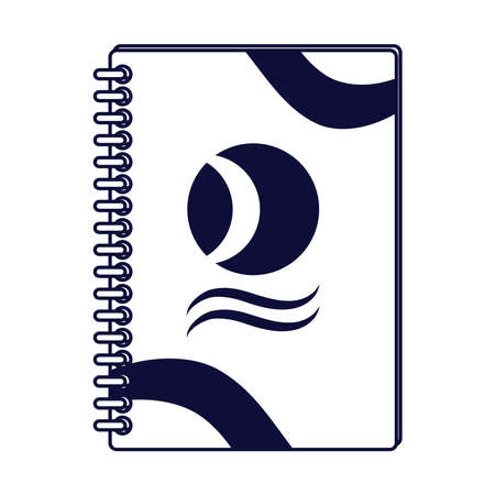 notebook branding supply isolated icon vector illustration designのイラスト素材