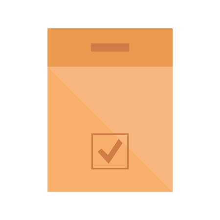 Voting box design, President election government and campaign theme Vector illustrationのイラスト素材