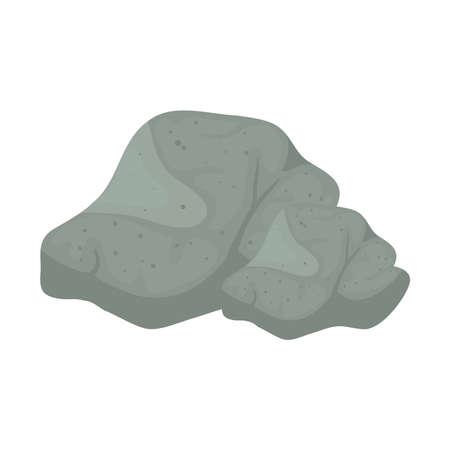 Stone design, nature outdoor beautiful season spring and summer theme Vector illustrationのイラスト素材