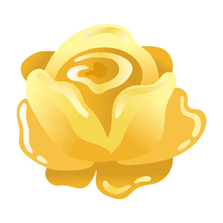 beautiful rose flower garden gradient style icon vector illustration designのイラスト素材