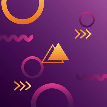 purple color geometric vivid background vector illustration designのイラスト素材
