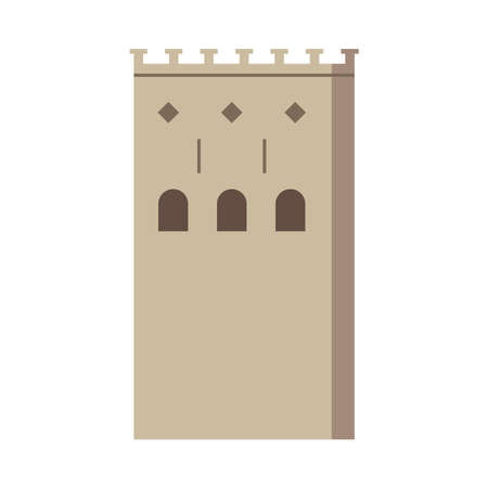 house manger front facade icon vector illustration designのイラスト素材