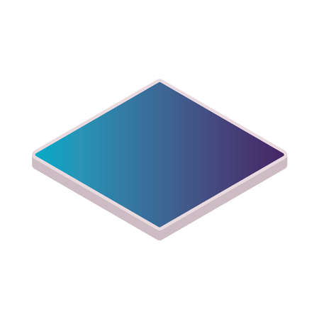 tablet device technology isolated icon vector illustration designのイラスト素材