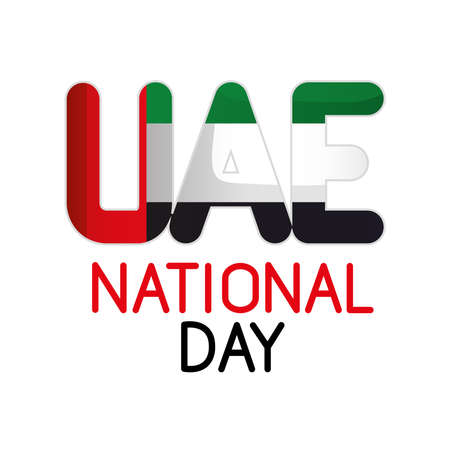 Uae national day design, arab spirit and holiday theme Vector illustrationのイラスト素材