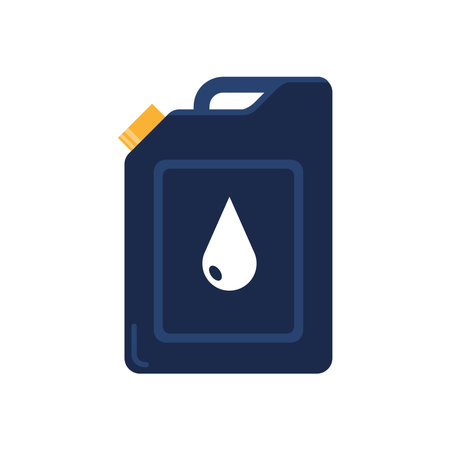 gallon tank and drop of oil price icon vector illustration designのイラスト素材