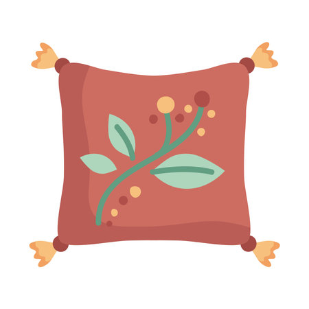 home pillow design, room and decoration theme Vector illustrationのイラスト素材