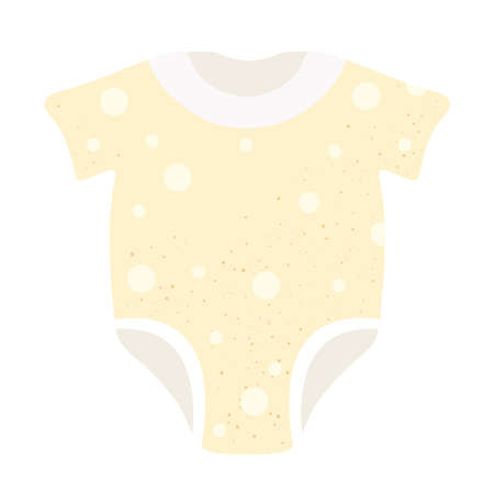 cute baby clothes accessory icon vector illustration designのイラスト素材