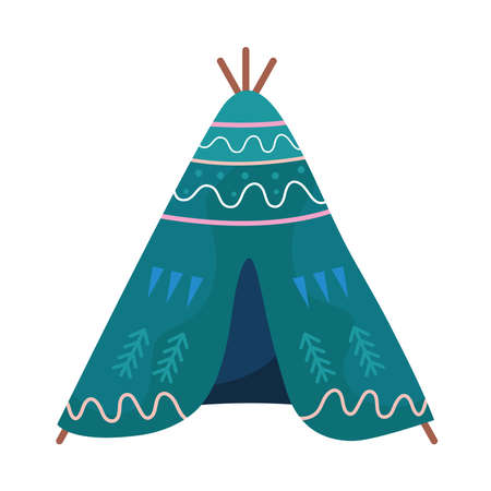 tent camping tool isolated icon vector illustration designのイラスト素材